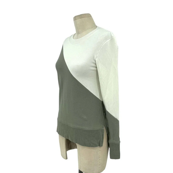Summersalt The Softest French Terry Pullover Agave &‎ White Sand Size XS - Picture 6 of 7